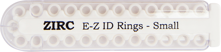 E-Z ID 1/8" Small Rings 25pk ZIRC #70Z100